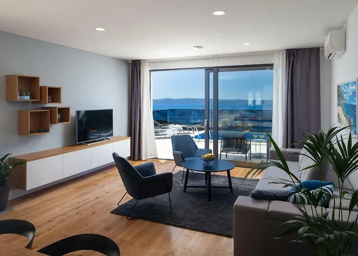 וילה Mira With Fantastic Sea View מאקרסקה